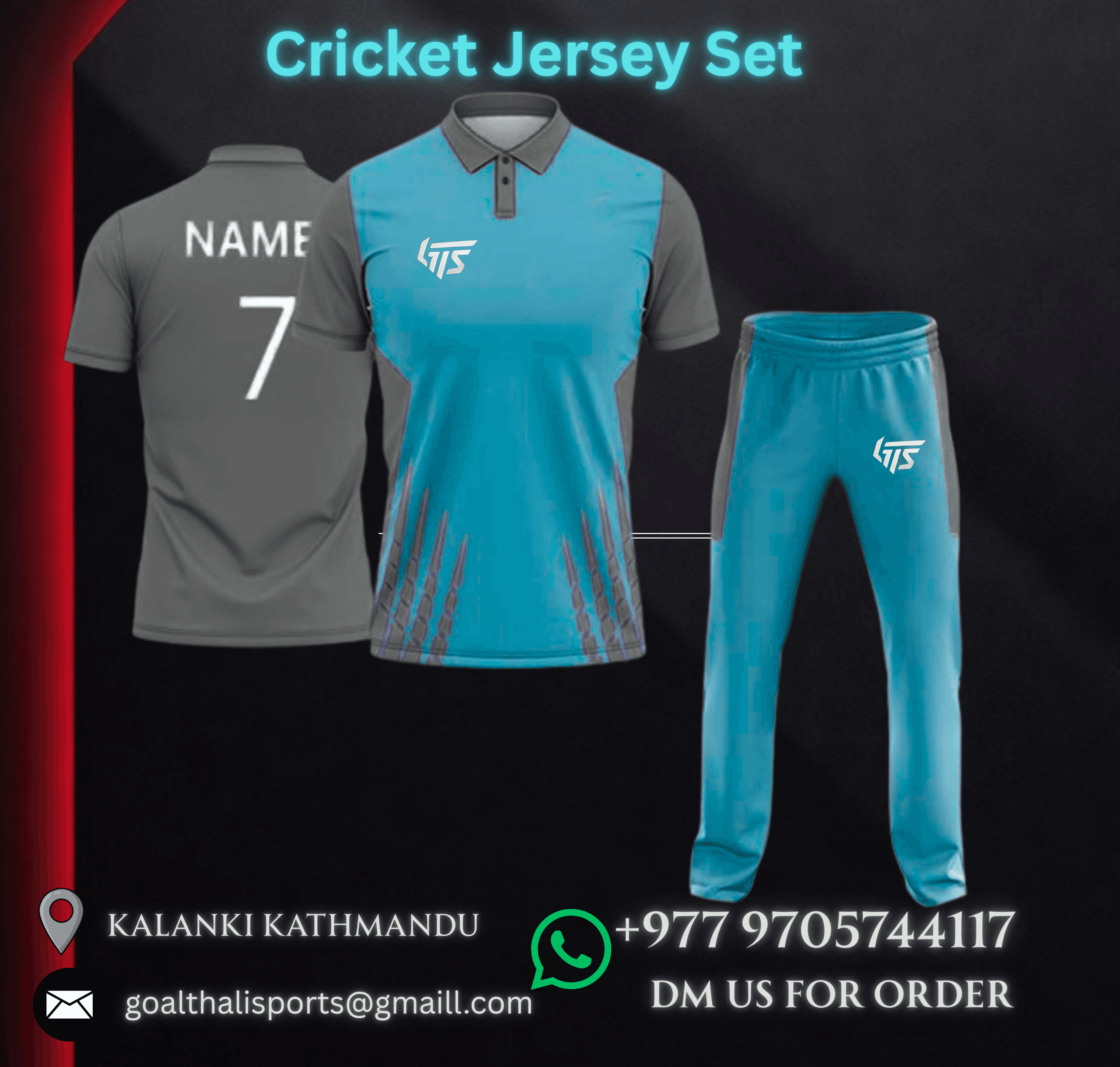 FFA cricket jersey design