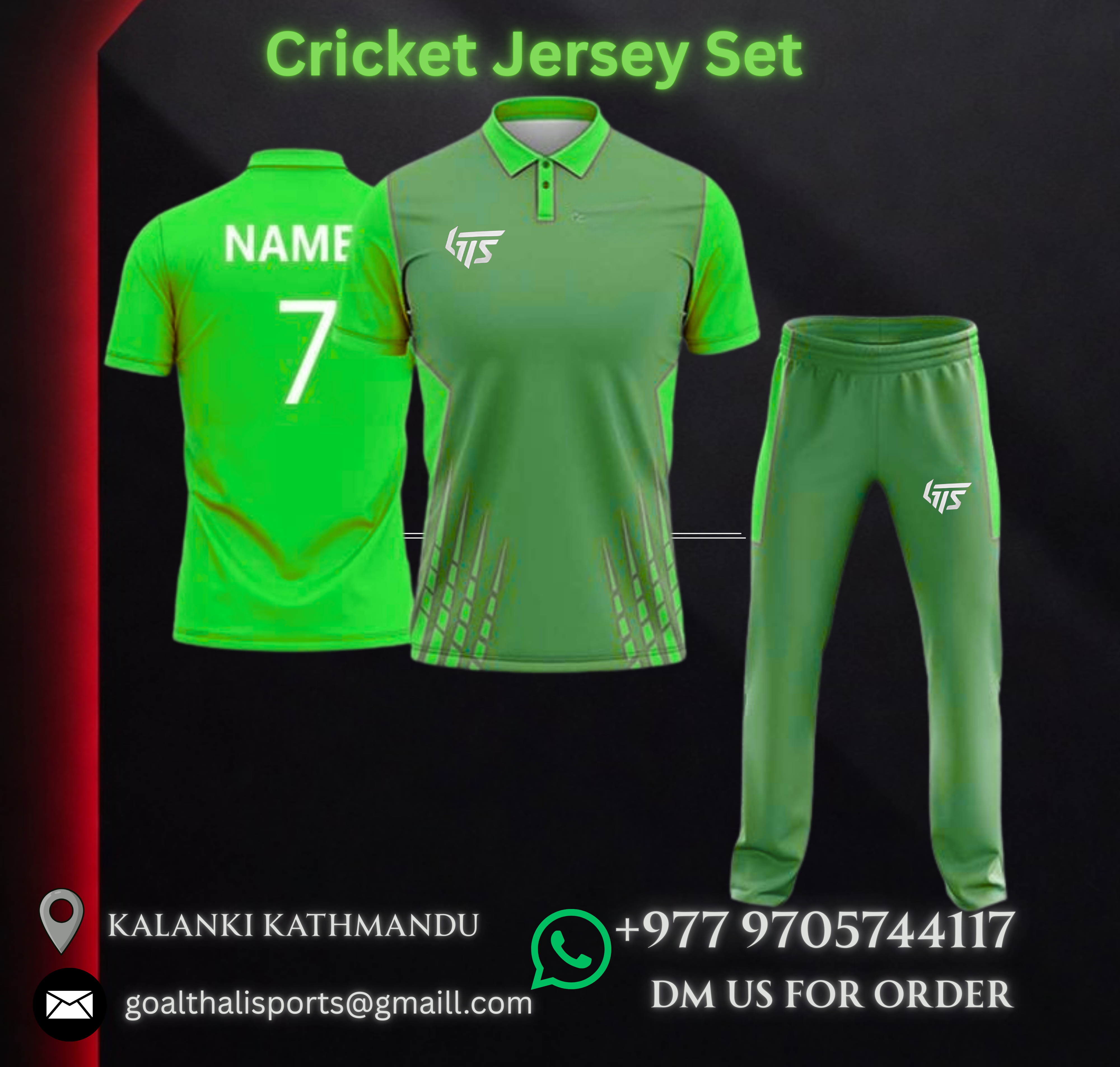 FAD cricket jersey design