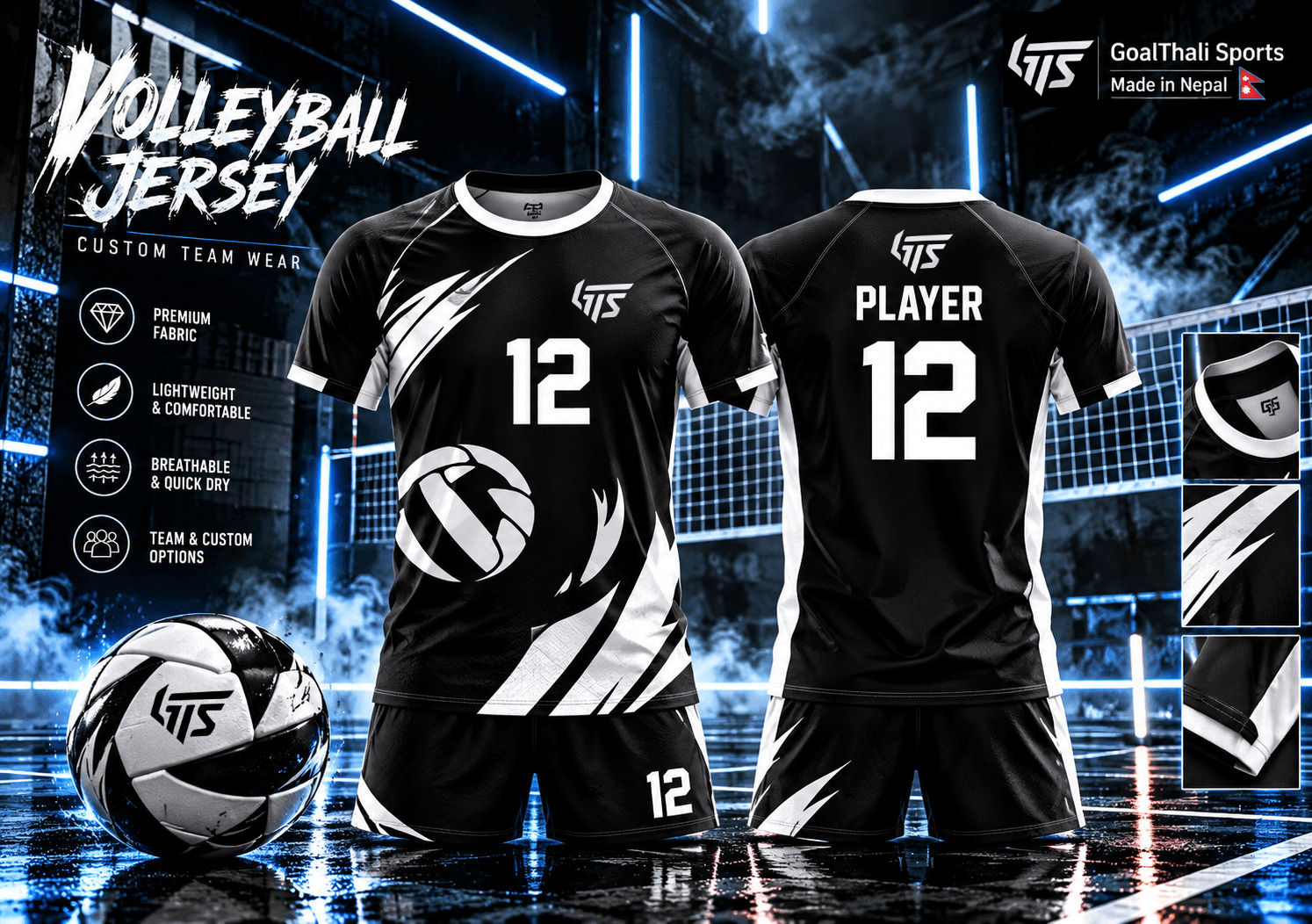 Volleyball Custom Design Jersey