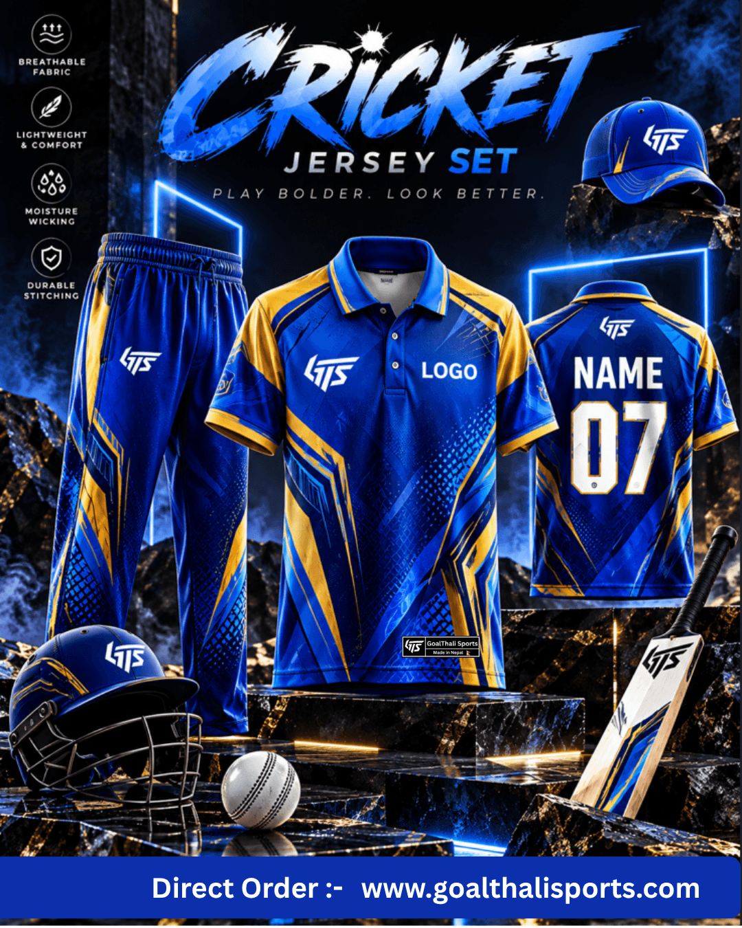 ADA cricket jersey design