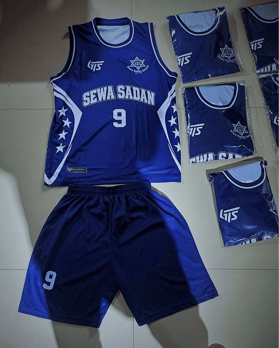 Custom Team Basketball- Sewa Sadan School - packaging