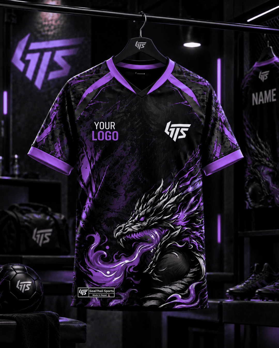 GTS-017 football jersey design