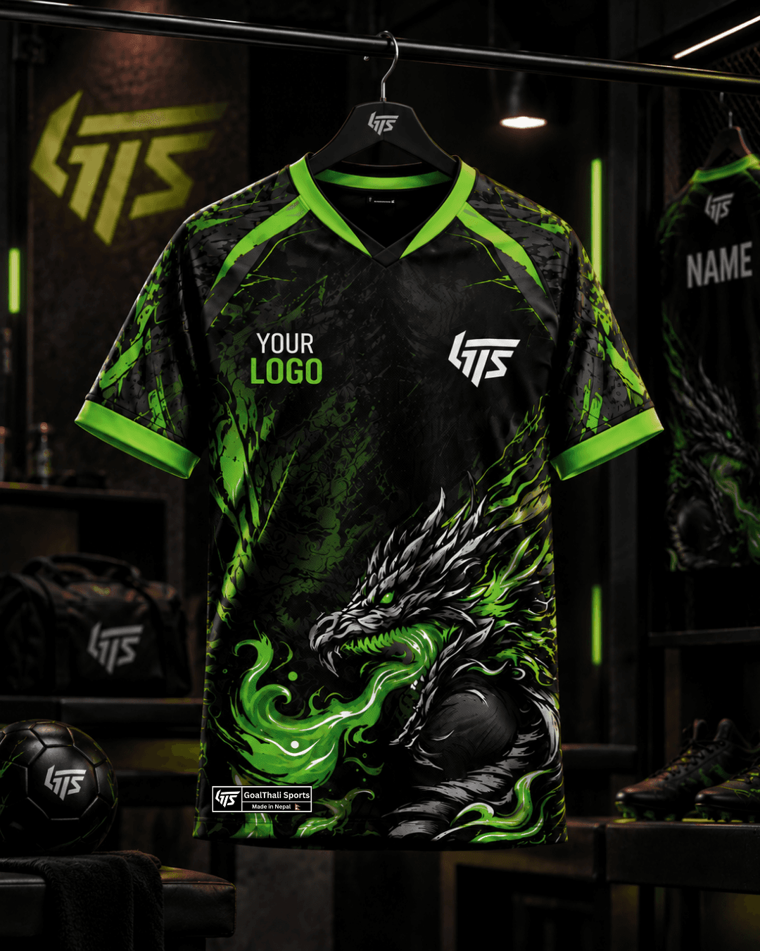 GTS-12 football jersey design