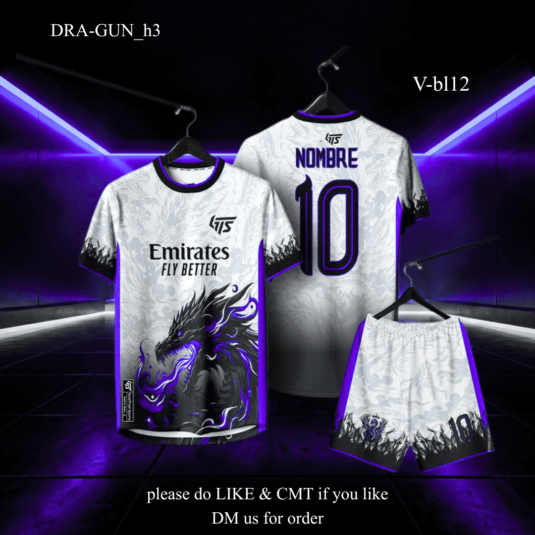 Blue Dragon Custom Jersey - blue dragon jersey