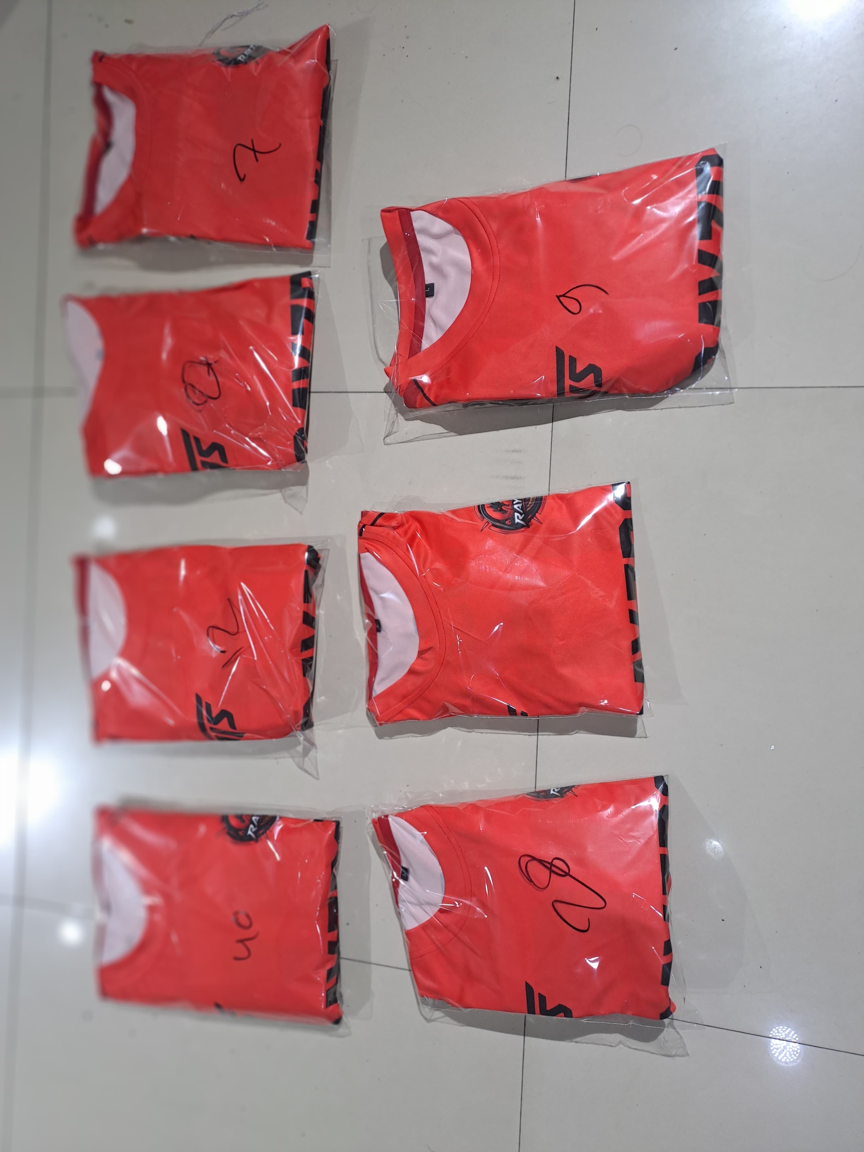 Custom Design Jersey 2 set - pacakaging