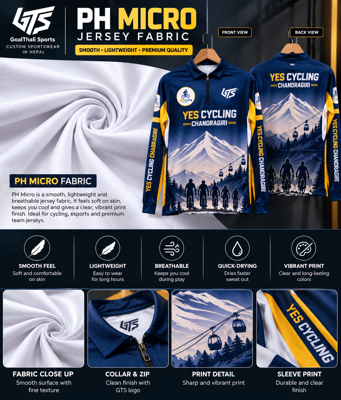 PH Micro ā Smooth Performance Fabric